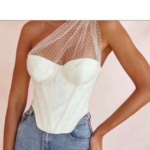 NWOT House of CB Kim Corset Top S